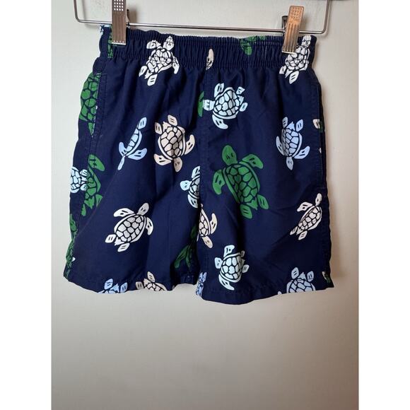 Vilebrequin Boys Swim Trunks Sz 10 Navy Blue Turtles - Picture 1 of 11